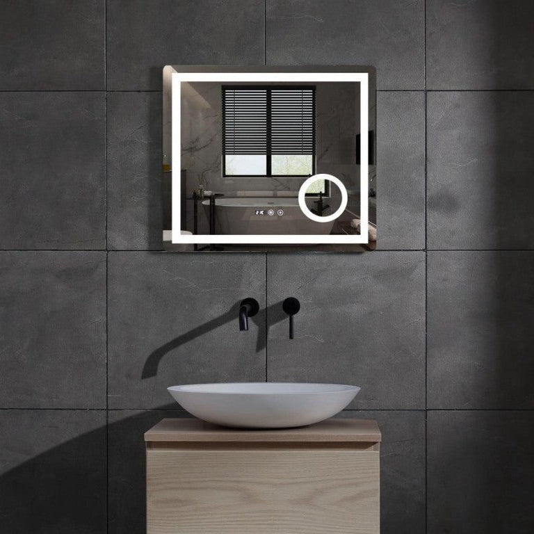 Verona | LED Badkamerspiegel met Voorverlichting & Verwarming - 80cm tot 200 cm breed
