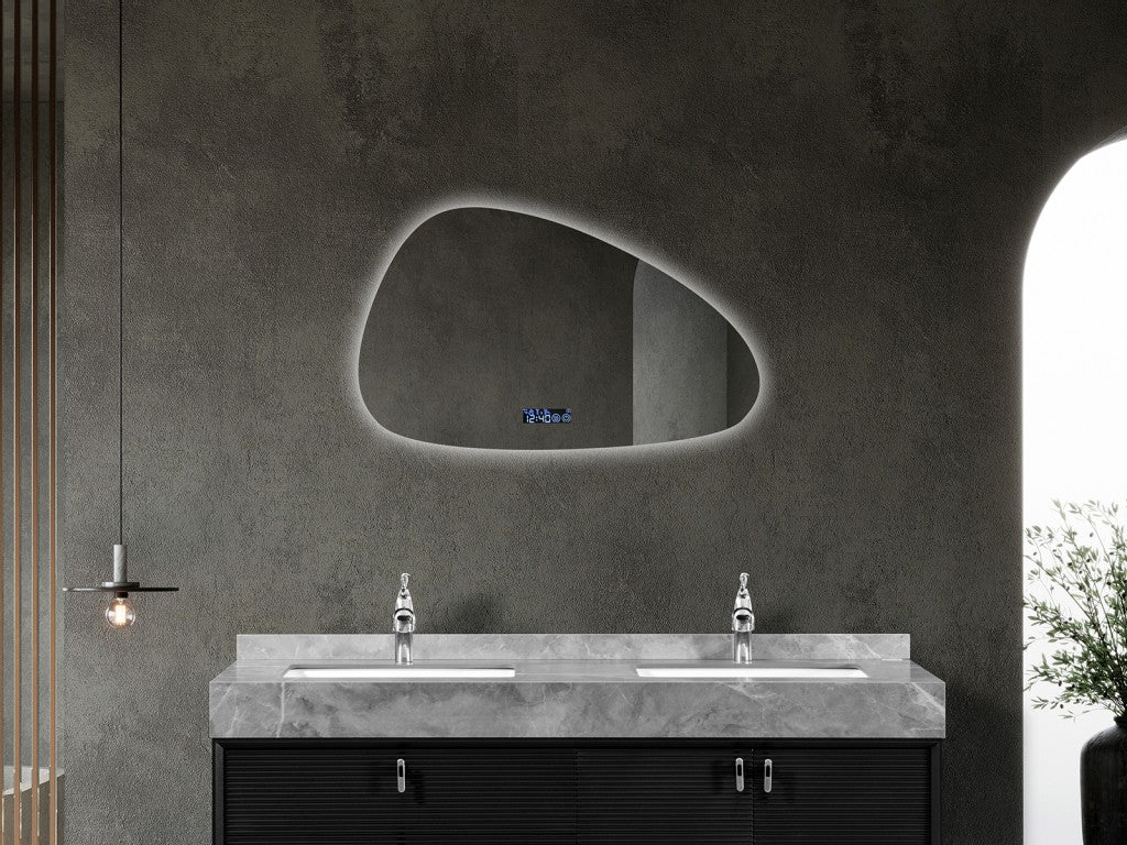 LED Badkamerspiegel | Digitale klok | Touch | Tess