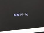 Iris | LED Badkamerspiegel – Met Digitale Klok, Voorverlichting & Verwarming - 80cm tot 200 cm breed