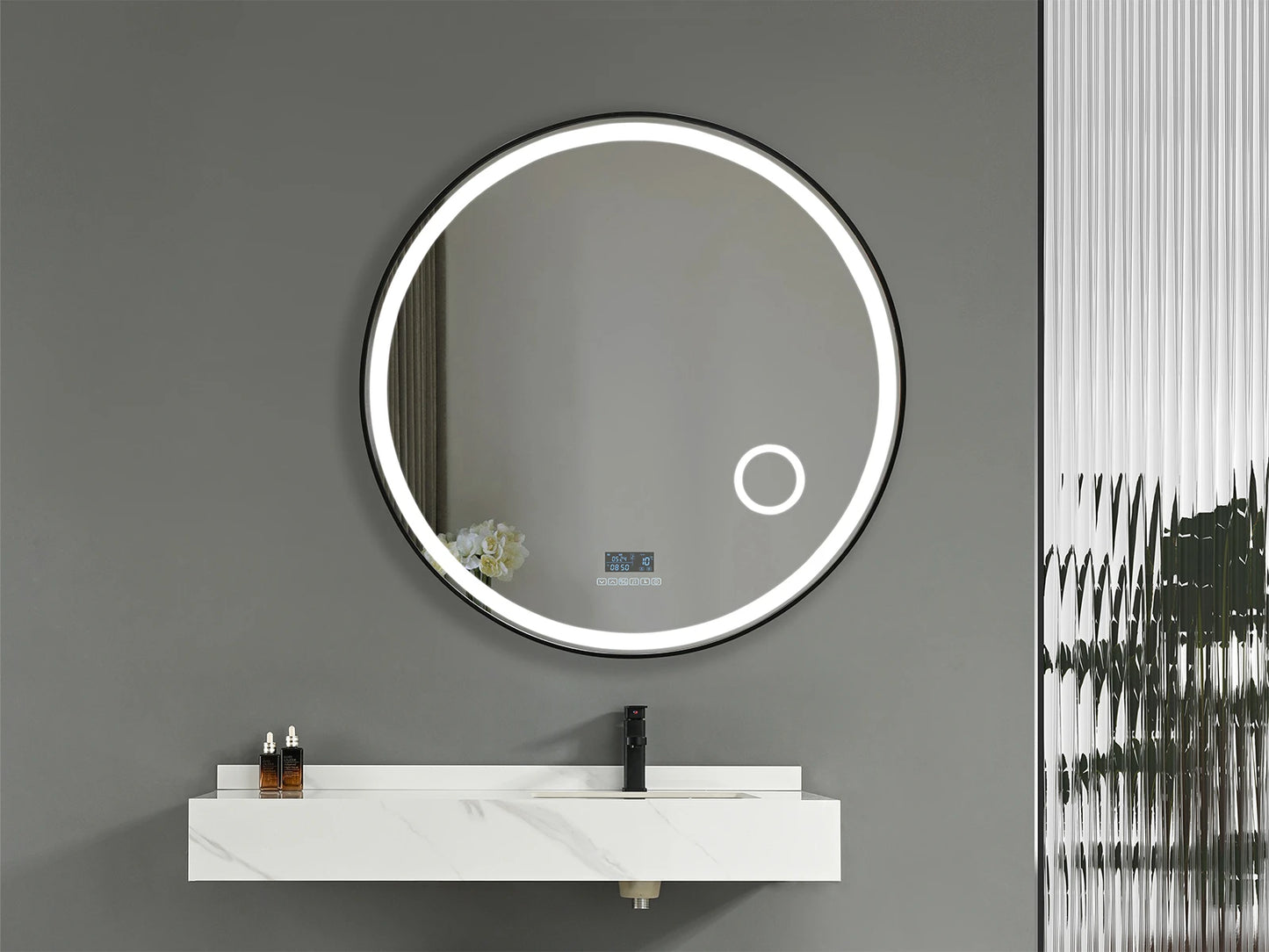 LED Badkamerspiegel | Bluetooth | Josh – 60cm tot 100cm diameter