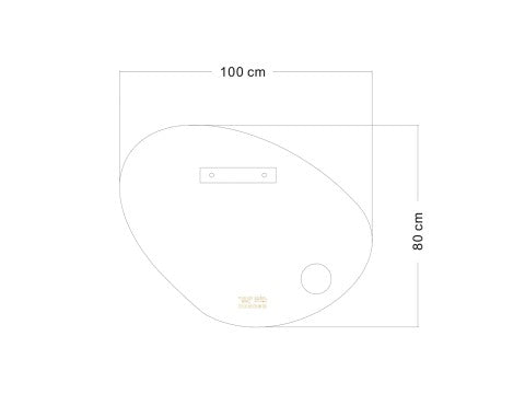 Josie - Bluetooth Smart LED spiegel met klok – Geintegreerde make up spiegel - 80cm tot 140 cm breed