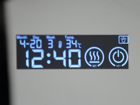 LED Badkamerspiegel | Digitale klok | Touch | Tess