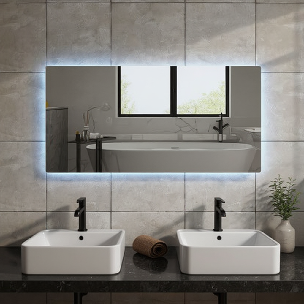 LED Badkamerspiegel | Bluetooth | Yade | 3 kleuren verstelbaar
