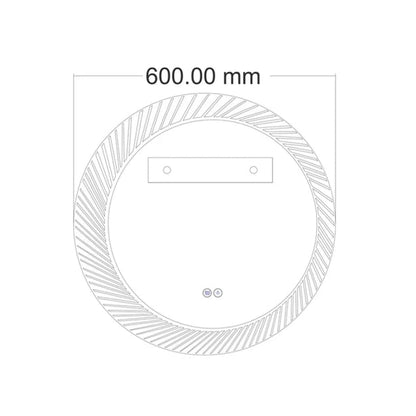 Venezia I LED Badkamerspiegel Verwarming & 3 Kleuren Dimbaar – 60cm tot 100cm