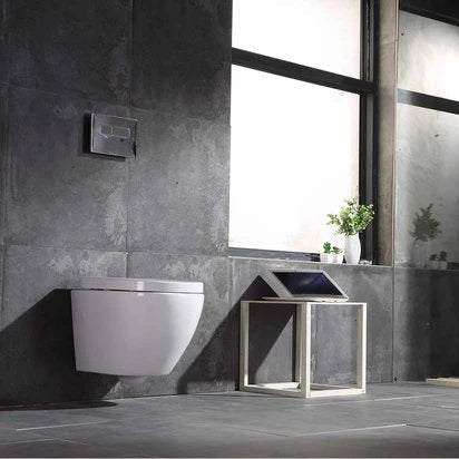 Hangend Rimless Toilet | Marco – Softclose Zitting, Glans Wit Keramiek