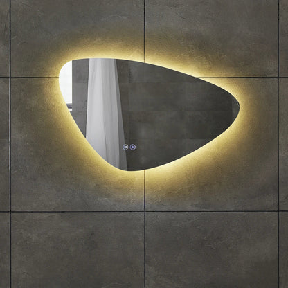 Amalfi | LED Badkamerspiegel met Verwarming & 3 Kleuren Dimbaar – 80cm tot 180cm breed