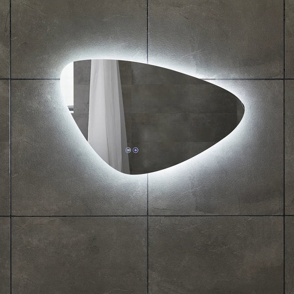 Amalfi | LED Badkamerspiegel met Verwarming & 3 Kleuren Dimbaar – 80cm tot 180cm breed