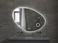 Josie - Bluetooth Smart LED spiegel met klok – Geintegreerde make up spiegel  - 80cm tot 140 cm breed