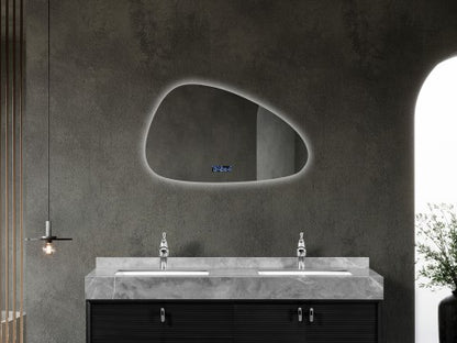 LED Badkamerspiegel | Digitale klok | Touch | Tess