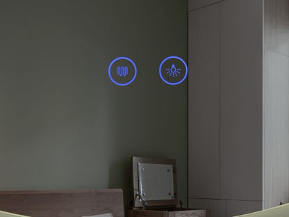 Ivy | LED Badkamerspiegel Rond Design met Verwarming & Touchbediening – 80cm tot 120 cm diameter