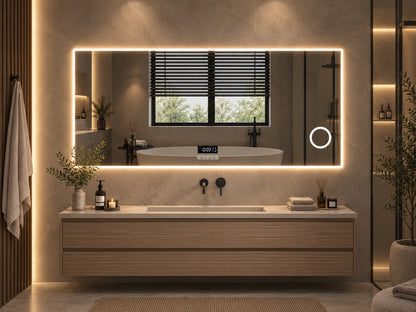 Portofino Sound | LED Badkamerspiegel met Bluetooth – 80cm tot 200cm breed