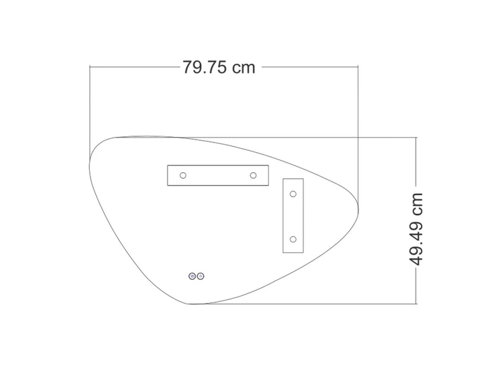 LED Badkamerspiegel | Horizontaal of verticaal | Catina