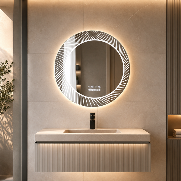 Sorrento Sound | LED Badkamerspiegel dimbaar met touchbediening – 60 cm tot 100cm breed